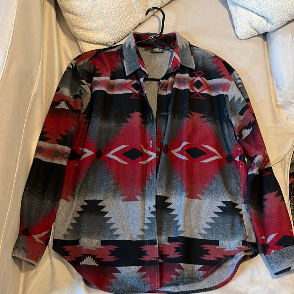 100% cotton vintage button down